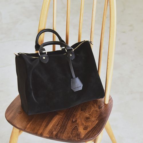 予約》quaranciel: 2way チャーム ビッグ ボストン バッグ｜ SHIPS