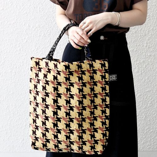 SHIPS any別注】BINDU: ジャカード 千鳥 トート バッグ｜ SHIPS 公式サイト