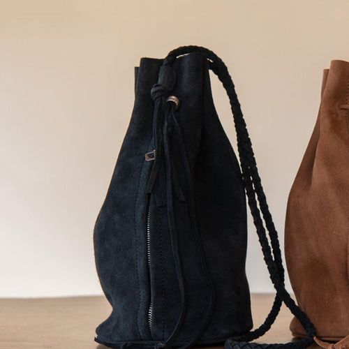 BIOTOP Folk/N フォークバイエヌ Kudu zipbag レザー巾着 BIOTOP(ビオトープ) / 【Folk/N】 Kudu zip bag (バッグ
