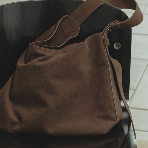 サロン アダム エ ロペ（SALON adam et rope’ ）/【W S（ドゥーブル）】Ultrasuede(R)ホーボーバッグ SALON adam et ropé(サロン アダム エ ロペ) / 【W S（ドゥーブル