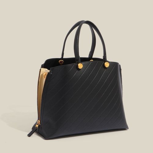 ロペ　Y BAG トートバッグ　ROPE' ブラック セール】 【E'POR】【A4対応】Y BAG Large（サイドジップ縦型