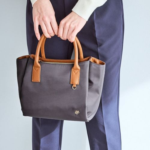 ROPÉ PICNIC(ロペピクニック) / 異素材コンビミドルトートバッグ/軽量