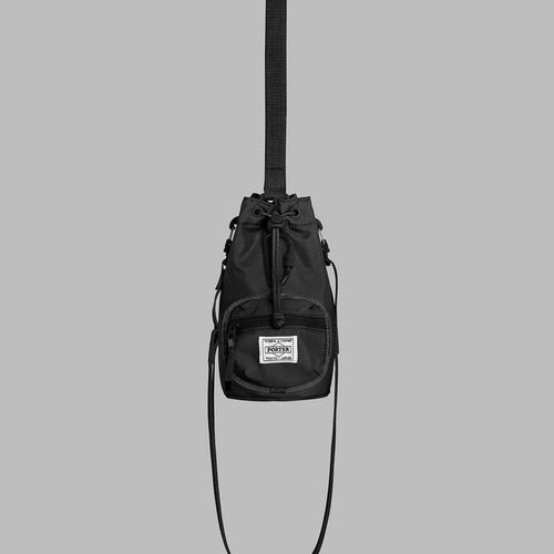 porter hyke bonsac mini 23ss 新品未使用　BLACK BIOTOP(ビオトープ) / 【PORTER × HYKE】BONSAC MINI & COIN CASE