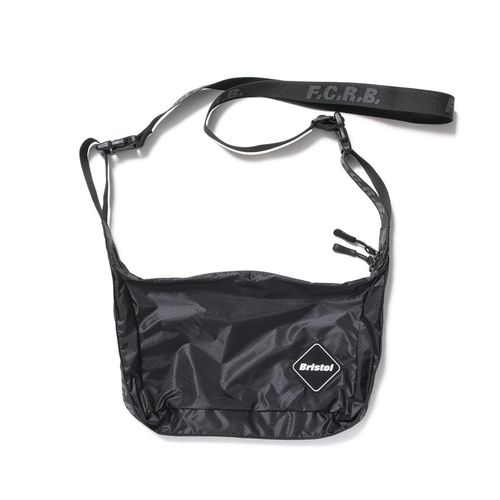 Bristol ブラックショルダーバッグ 2WAY SMALL SHOULDER BAG | F.C.Real Bristol(エフシーレアル
