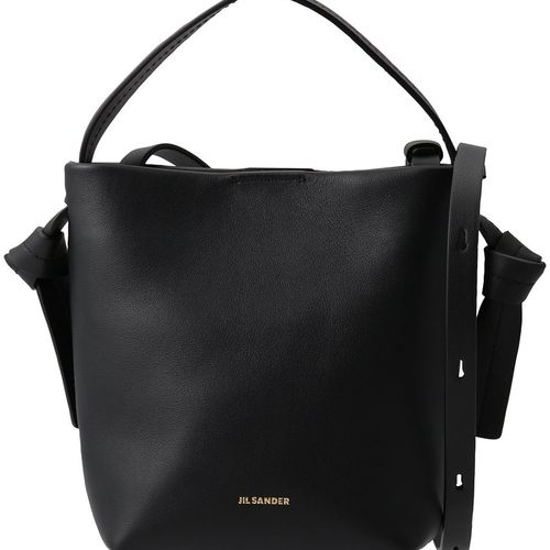【美品】ジルサンダー　Jil Sander　ボストンバッグ　黒　保存袋付き 美品】ジルサンダー Jil Sander ボストンバッグ 黒 保存袋付き