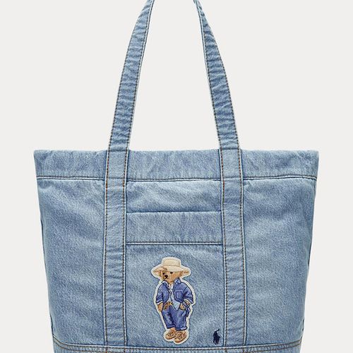 POLO R.LAUREN] ポロラルフローレン トートバッグ デニム (POLO