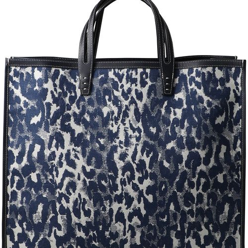 アヴァケーション A VACATION レオパード　TANKトートバックBAG A VACATION(ア ヴァケーション)｜TANK トートバッグ/ブルー