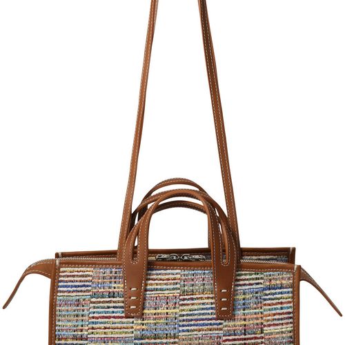 Ａ　ＶＡＣＡＴＩＯＮ　マルチカラー チェック柄 ハンドバッグ（ロンハーマン） A VACATION マルチカラー チェック柄 ハンドバッグ（ロン