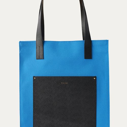 CULLNI(クルニ)｜【UNISEX】Leather Pocket キャンバストート