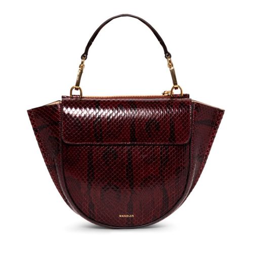 WANDLER(ワンドラー)｜Hortensia Bag Mini (Python)/プレーリー