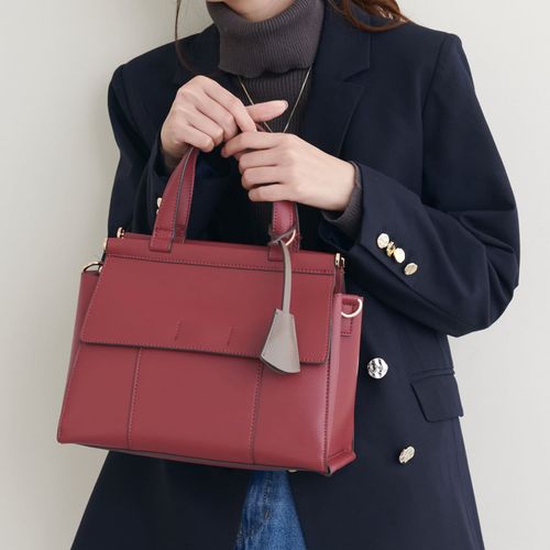 ダブルフラップ2WAYハンドバッグ | natural couture(ナチュラル