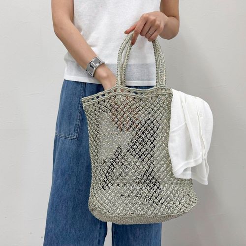 バグマティ　編みバック未使用品 The Bagmati 【動画あり】BAGMATI（バグマティ） メッシュ