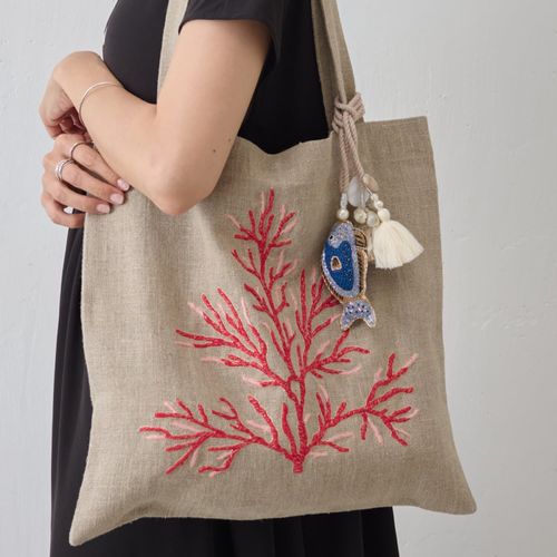 未使用 BEARDSLEY ビアズリー 船刺繍トートバッグ 未使用 BEARDSLEY ビアズリー 船刺繍トートバッグ - メルカリ