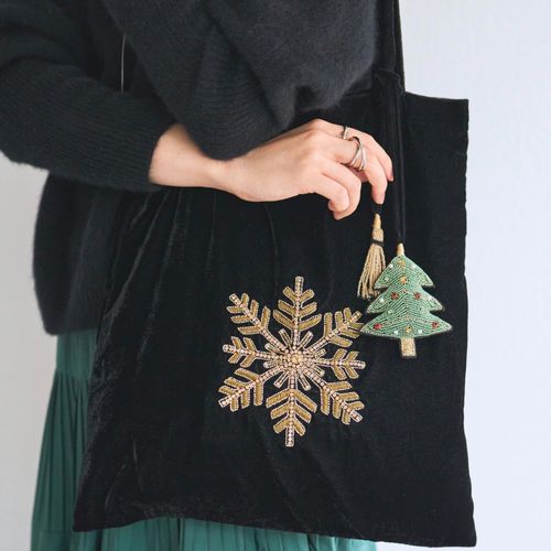 CITRUS》スノーフレーク刺繍トートバッグ | BEARDSLEY(ビアズリー