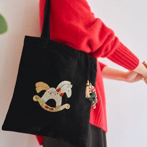CITRUS》木馬刺繍トートバッグ | BEARDSLEY(ビアズリー)レディース