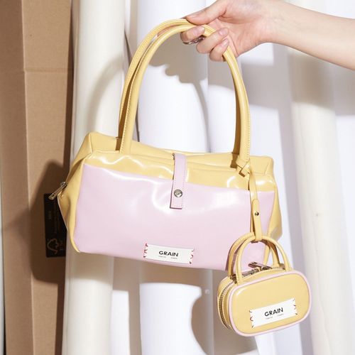 GRAIN/グレイン】バッグチャーム付きバイカラーバッグ | CIAOPANIC