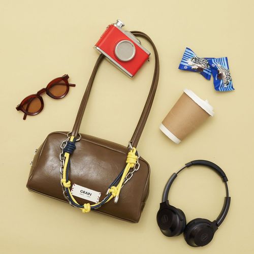 GRAIN/グレイン】配色レザーチェーンボストンバッグ | CIAOPANIC