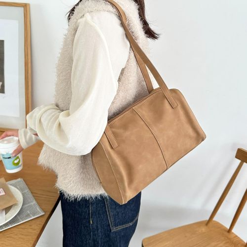 スクエアくったりボストンバッグ《詳細動画あり》 | DISCOAT(ディス