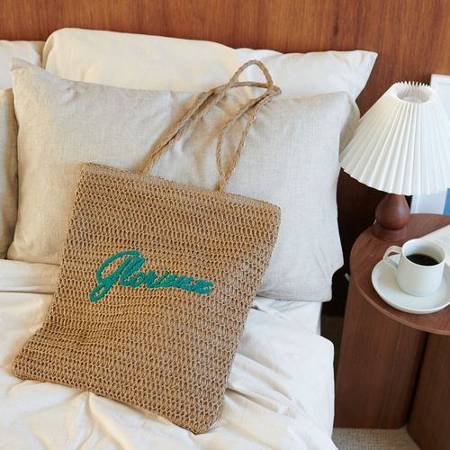 15％OFF!3/1(日)23：59まで】雑材サガラ刺繍トートバッグ《詳細動画