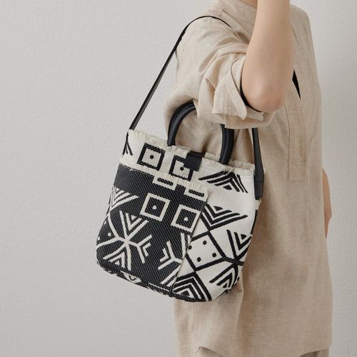 リバイバル/500mlペットボトルも入る！》コットン2WAYトート