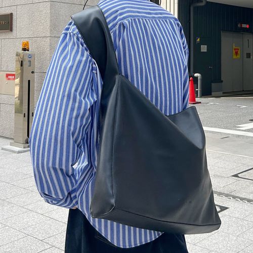 BATES × GOGGLE コラボモデル ワンショルダーバッグ レザー 廃盤 ONE.ワンドット】 / レザーBIGショルダーBAG / ONE-007