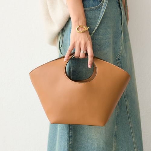 リヴドロワ　2way CITY BASKETハンドバッグ 上品デザイン】CITY BASKETハンドバッグ | RIVE DROITE