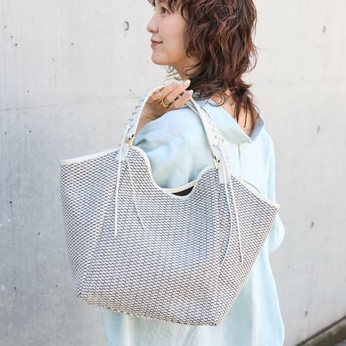 完売品　リヴドロワ　CITY BASKET ジップトート　カゴバッグ 完売品 リヴドロワ CITY BASKET ジップトート カゴバッグ RIVE
