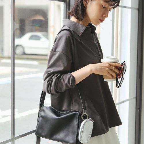 お中元 お歳暮 お年賀 夏 冬 年末年始のご挨拶 ギフト 通販な レザースクエアショルダーバッグ | russet(ラシット)レディース バッグ