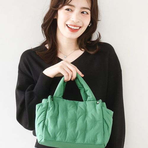 2WAY]スター刺繍パフトートバッグ(トートバッグ) | MK MICHEL