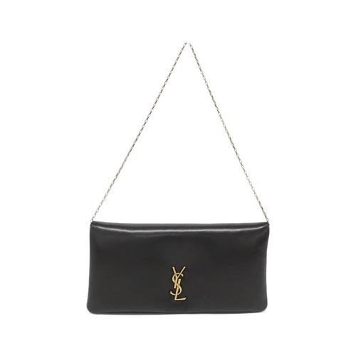スタイリッシュ【Saint Laurent】 カリプソミニショルダーバッグ CALYPSO small in plunged lambskin | Saint Laurent | YSL US