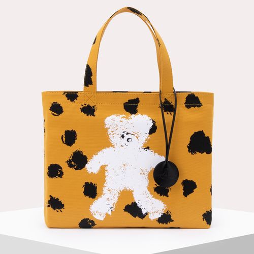 PAINTED TEDDY トートバッグM(イエロー)（レディース）（4249H21）｜バッグすべて(トートバッグ)｜【公式通販】ヴィヴィアン・ ウエストウッド（Vivienne Westwood）