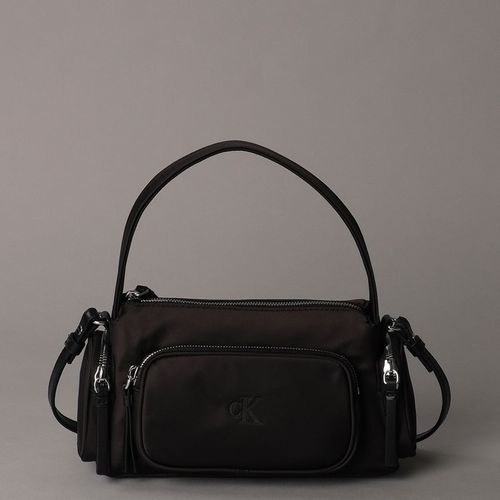 クロスボディバッグ - ダブルストラップポケットナイロンバッグ