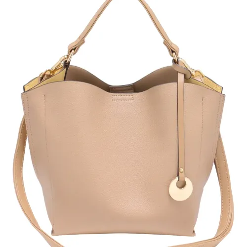 バイカラー2WAYミニバッグ【ショルダーベルト付き】 (LLC-28