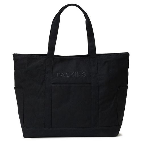PACKING（パッキング）】CANVAS UTILITY TOTE BLACK PA-034