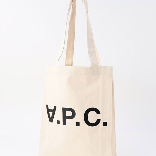 新品 A.P.C. TOTE LAURE BLACK LOGOキャンバス 新品 A.P.C. TOTE LAURE BLACK LOGOキャンバス Laure ブラック