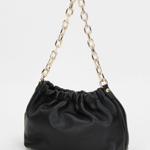 専用/AULENTTI 黒ハンドバッグ　ショルダー紐付き AULENTTI（オウレンティ） ショルダーバッグ FREE ブラック レディース