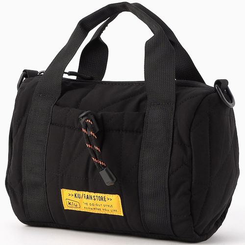 KiU/SQUARE PADDED MINI BOSTON BAG スクエアパデッドミニ