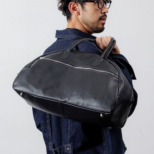 Firsthand/Big Leather Boston bag / レザーボストンバッグ