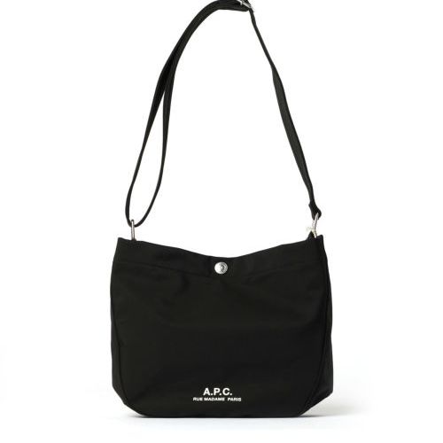 【美品】現行　A.P.C. journal スモール　ショルダーバッグ　ナイロン 美品】現行 A.P.C. journal スモール ショルダーバッグ ナイロン