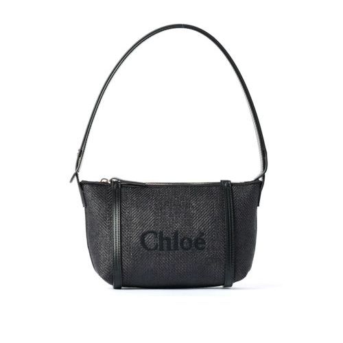 Chloe(クロエ)】 キャリーロゴディテールショルダーバッグ