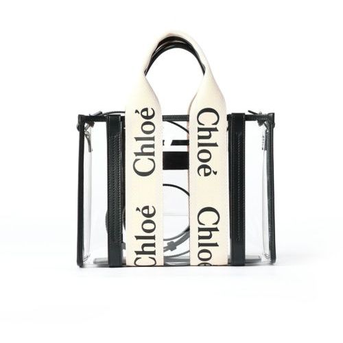 【極美品】Chloé クロエ WOODYトートバッグ スモール Chloe 24AWモデル クロエ WOODY スモール トートバッグ【6J5