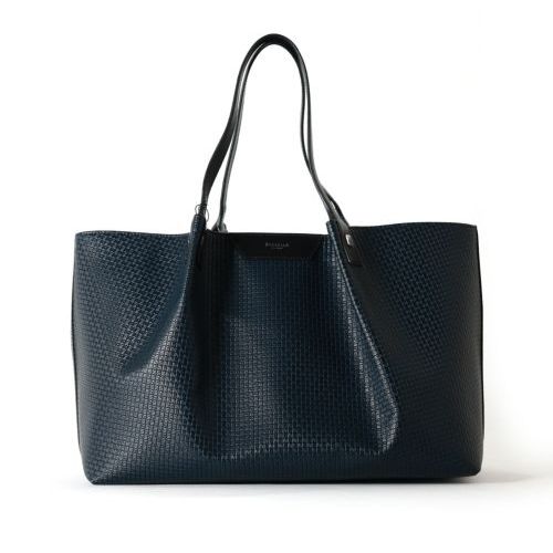 【極美品】セラピアン トートバッグ STEPAN VERTICAL SECRET Secret tote bag in stepan 72 black and cuoio