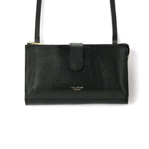 VIOLAd'ORO(ヴィオラドーロ)】 リザード型押しレザー 横型