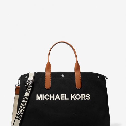 BROOKLYN オーバーサイズ コットンキャンバス トート|マイケル・コース(MICHAEL KORS)公式オンラインストア