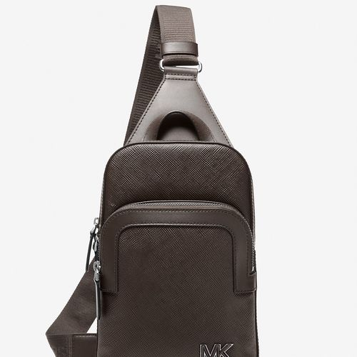 MICHEAL KORS マイケルコース レザー ロゴ スリングパック HUDSON ペブルレザー アビエーター スリングパック