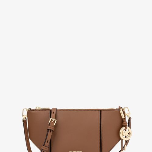 【箱・ポーチ有】MICHAEL KORSハンドバッグ ゴールド金具 箱付き 公式アウトレット】JET SET TRAVEL クロスボディ ウィズ テック