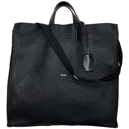 hALON メッシュ トートバッグ 黒 中古・古着通販】hALON (アーロン) メッシュトートバッグ ブラック