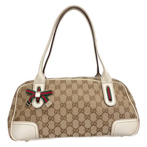 中古・古着通販】GUCCI (グッチ) ミニボストンバッグ ベージュ