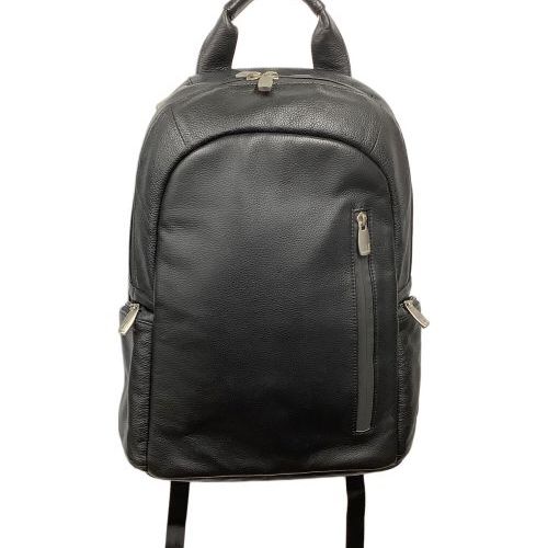 中古・古着通販】dunhill (ダンヒル) レザーリュック ブラック