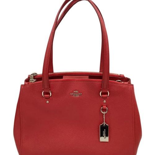 中古・古着通販】COACH (コーチ) ハンドバッグ レッド｜ブランド